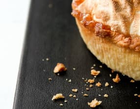 Tarte au chocolat à la meringue saveur noix de coco