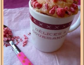 Mug Cake aux pralines roses