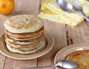 Pancakes et caramel à la bergamote