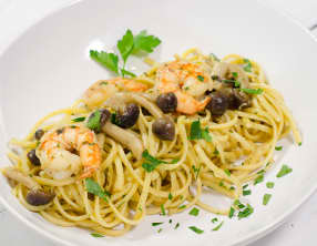 Linguine aux pholiotes du peuplier