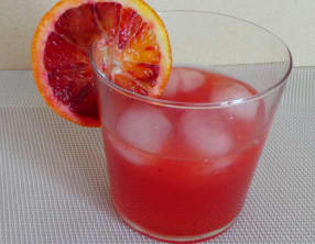 Punch planteur à l'orange sanguine