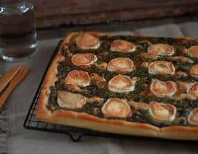 Tarte Moelleuse Épinards et Chèvre
