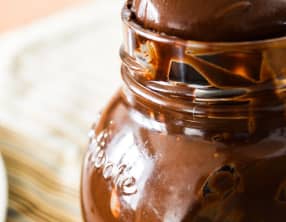 Sauce chocolat noire ou au lait