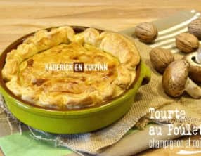 Tourte poulet champignon et noix de Jamie Oliver