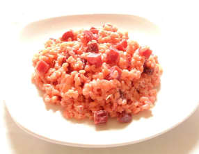 Risotto au betteraves et au chèvre