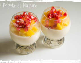 Riz au lait vanillé aux fruits frais exotiques