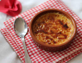 Crème brûlée au coquelicot
