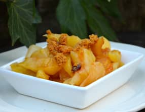 Pommes rôties au miel