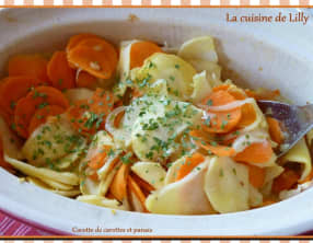 Cocotte de carottes et panais