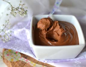 Mousse végétale au chocolat et potimarron