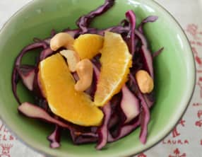 Salade de chou rouge à l’orange