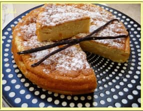 Gâteau magique à la vanille.