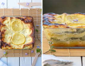 Lasagnes au citron et courgettes