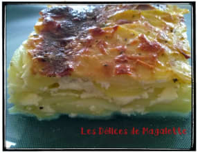 Gratin de pommes de terre léger