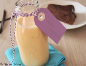 La crème anglaise vanillée légère