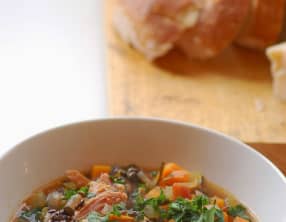 Jambonneau aux lentilles