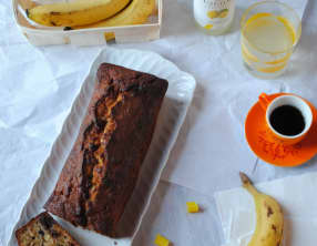 Banana Bread aux pépites de chocolat