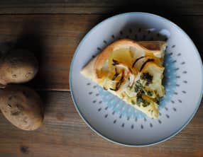 Tarte aux pommes de terre