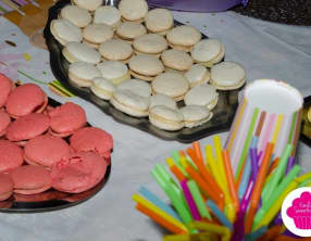 Macarons chocolat blanc