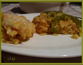 Cocotte de riz au cabillaud