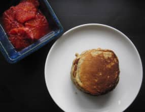 Pancakes à l’avoine, orange et pavot