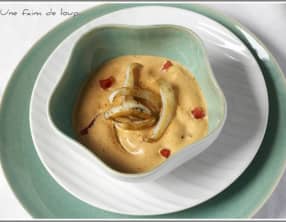 Seiches à la crème de chorizo