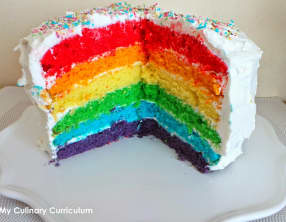 Rainbow cake