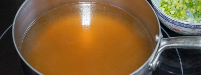 Préparer un consommé