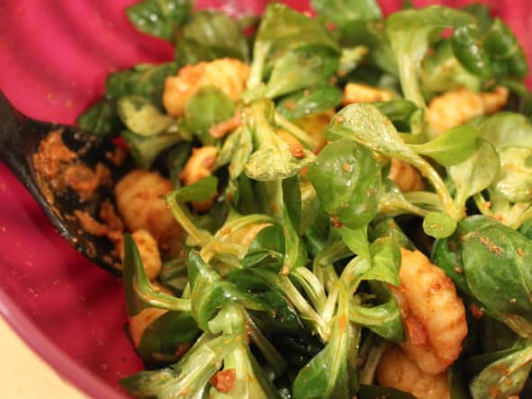 Salade estivale de gnocchis au fromage et pesto rosso