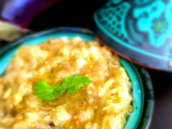 Salade d’Aubergine - Concombre à la Menthe