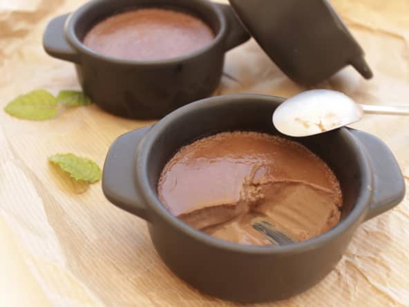 Crème chocolat menthe au lait de soja