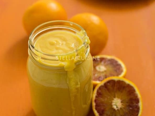 Curd d'oranges sanguines