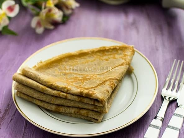 Crêpes à la farine de châtaignes