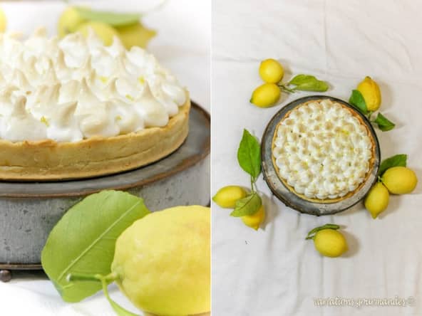 Tarte au citron meringuée ou aux citrons confits