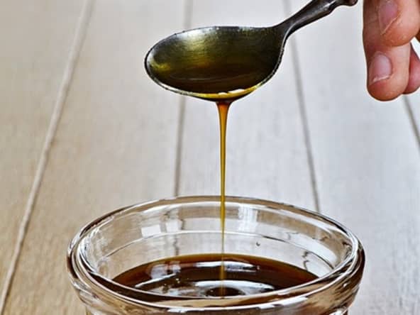 Sirop de yacon (poire de terre) fait maison