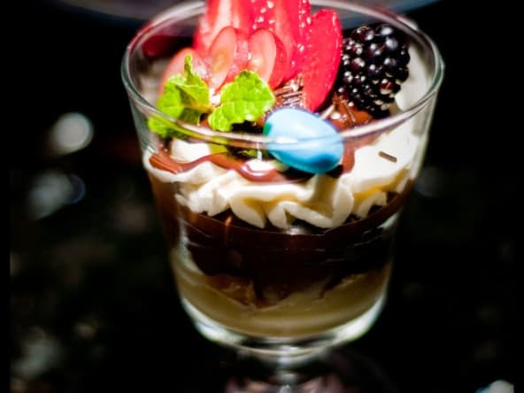 Verrines cheesecake au cappuccino