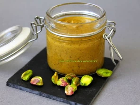 pâte de pistaches maison