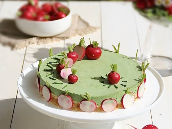 Cheese cake tout radis