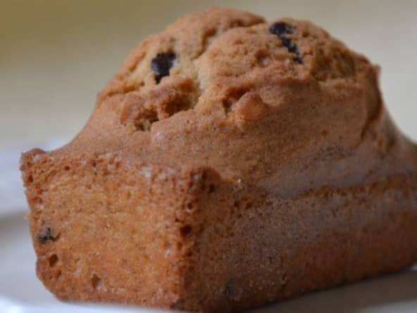 Cake à la vanille aux pépites de chocolat