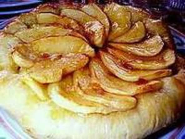 Tarte al'coloche, aux pommes caramélisées