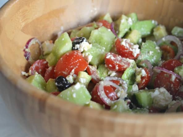 Salade grecque à la feta