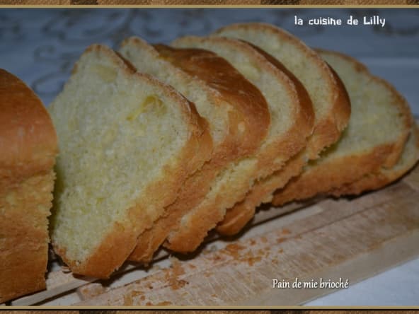Pain de mie brioché