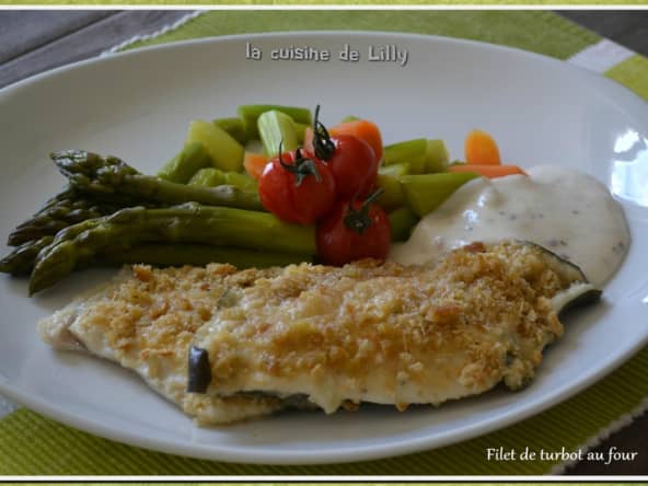 Filet de turbot au four (poisson)