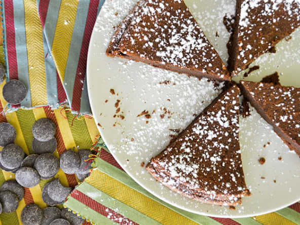 Gâteau Bellevue au chocolat d'après Christophe Felder, sans beurre,