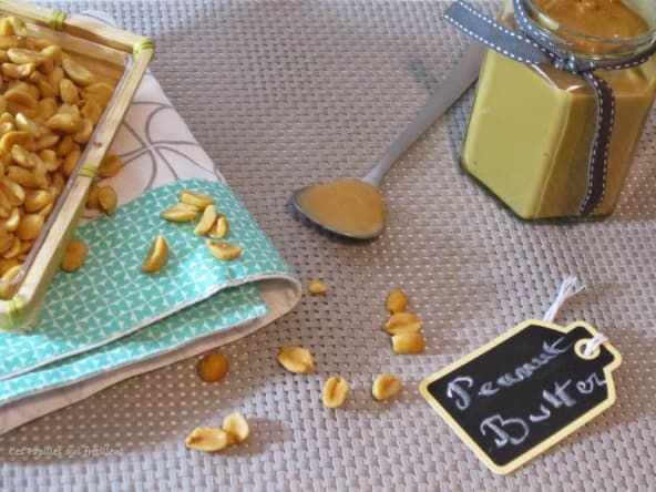 Beurre de cacahuètes fait maison
