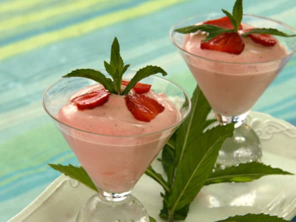 Mousse à la fraise