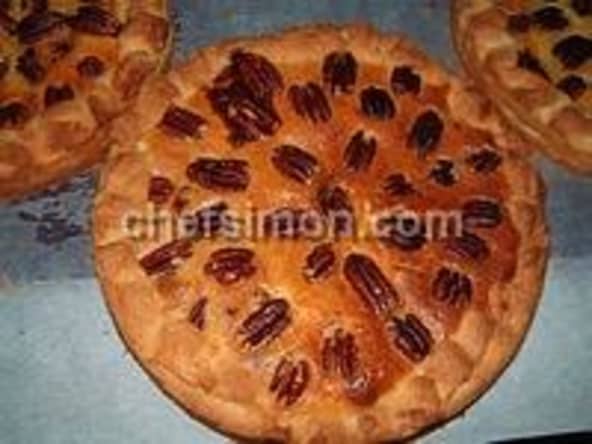 Tarte aux noix de Pécan et noix communes