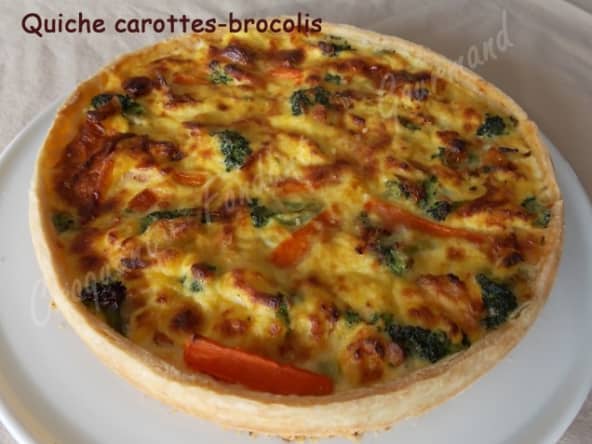 Quiche carottes-brocolis