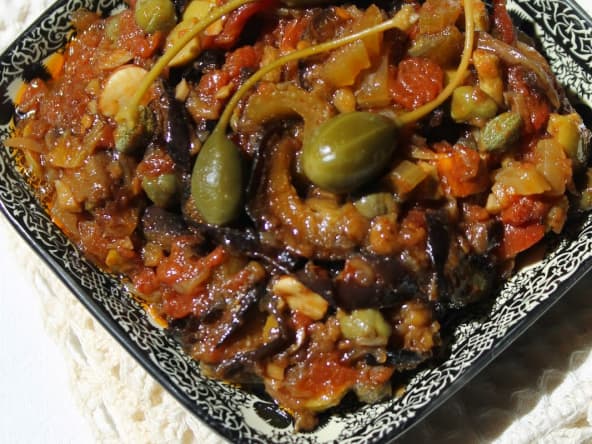 Caponata d'aubergines à la sicilienne (Caponata siciliana)