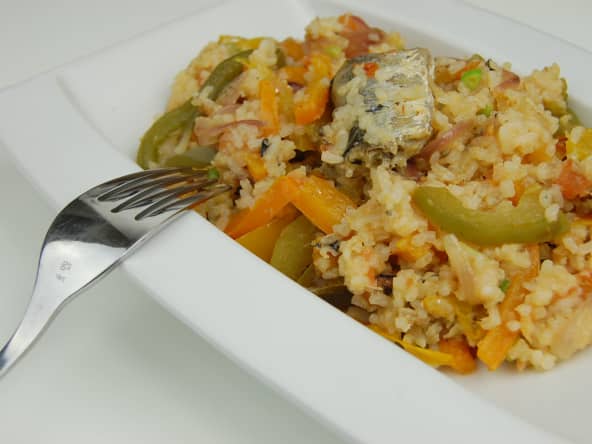 Riz sauté à la sardine comme en Afrique